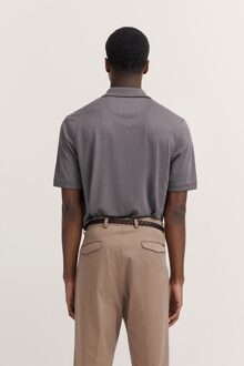 Bugatti Herren Polo met borstzak Grijs - 2XL