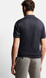 Bugatti Herren Poloshirt in een klassieke vorm Marineblauw - XL