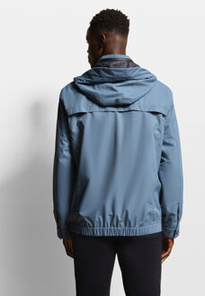 Bugatti Herren Regenjas met afneembare capuchon Lichtblauw - 50 (Borst)