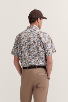 Bugatti Herren Shirt met button-down kraag - maat M Taupe