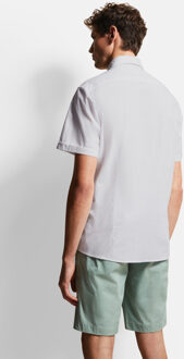 Bugatti Herren Shirt met fijne structuur Wit