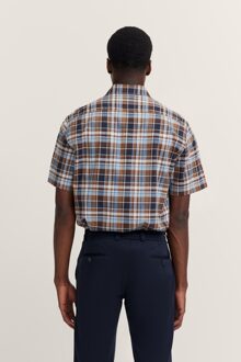 Bugatti Herren Shirt met geruit patroon - maat XL Taupe