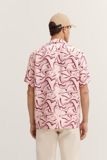 Bugatti Herren Shirt met reverskraag - maat S Bordeaux