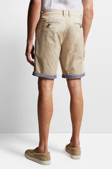 Bugatti Herren Soepele katoenen bermuda - maat Ecru