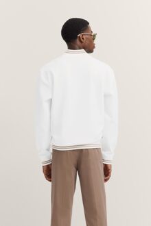 Bugatti Herren Sweatjack met ritssluiting Ecru - 3XL