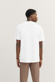 Bugatti Herren T-shirt met print - maat 2XL Ecru