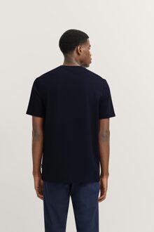 Bugatti Herren T-shirt met print Marineblauw