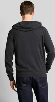 Bugatti Herren Trui met capuchon en kasjmiergehalte Donkerblauw - 3XL