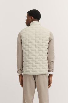 Bugatti Herren Vest met opstaande kraag - maat 2XL Ecru