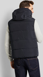 Bugatti Herren Waistcoat met afneembare capuchon Marineblauw - EU 56