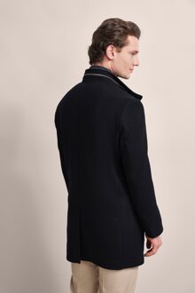 Bugatti Herren Wollen jas met overslag - maat EU 60 Marineblauw