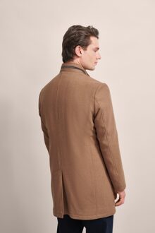 Bugatti Herren Wollen jas met overslag Taupe - EU 50