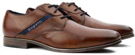 Bugatti Logo Derby Schoenen Bruin