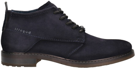 Bugatti Stijlvolle blauwe suède heren veterboot Bugatti , Blue , Heren - 40 Eu,42 Eu,41 Eu,43 Eu,45 Eu,44 EU