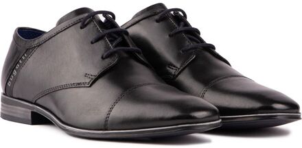 Bugatti Toe Cap Gibson Schoenen Zwart