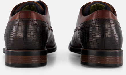 Bugatti Veterschoenen bruin Leer Cognac - 40,41,46