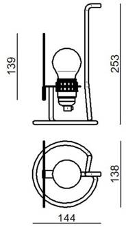Bugia LED tafellamp groen