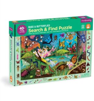 Bugs & Butterflies 64 Piece Search & Find Puzzle - Mudpuppy