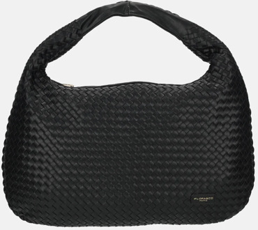 buideltas vlechtwerk black Zwart