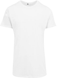 Build your Brand extra lang - Maat: S, Kleur: Wit