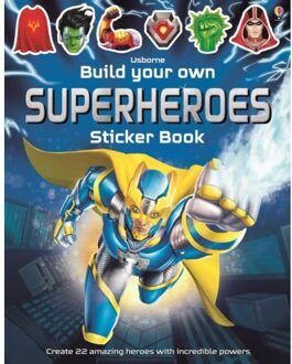Build Your Own Superheroes Sticker Book