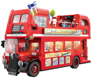 Building - London Vintage Tour Bus Constructiespeelgoed