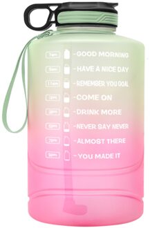 Buildlife 2.2L Water Fles Met Vergrendeling Flip-Flop Deksel Outdoor Gym Flessen Fitness Sport Bpa Gratis Grote Capaciteit Jug oranje
