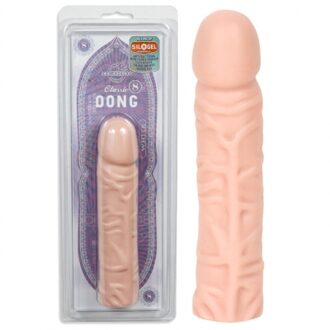 Built In America realistische dildo Classic Dong Silagel beige - 19,3 cm