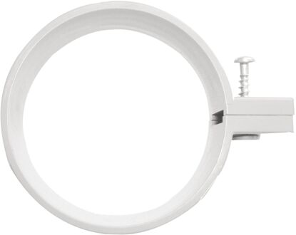 Buisbeugel Met M6-pen - Pvc - Parelgrijs - Ø70mm - 2 Stuks