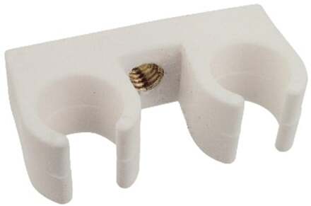 Buisklem dubbel, 12 mm, met M6 draadhuls (3x) - 989186355