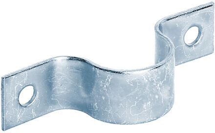 Buisklem Galvanisch Blauw ⌀25mm ⌀1mm