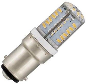 buislamp 24-28V LED 2,3W (vervangt 20W) bajonetfitting Ba15d 54mm
