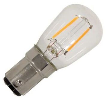 Buislamp LED filament 1W (vervangt 10W) bajonetfitting Ba15d 26x58 mm