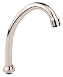 Buisuitloop lagedruk, chroom, 3/4" x 165 mm - 98953118