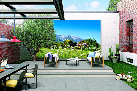 Buiten canvas 70x150 cm