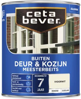 Buiten Deur & Kozijn Meester Beits - 743 Ivoorwit - 750 ml