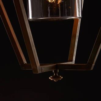Buiten hanglamp Gemstone 3452 messing/helder antiek-messing, transparant