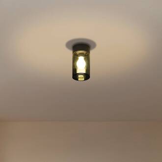 Buiten plafondlamp Kila. rookgrijs antraciet, rook