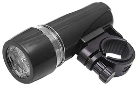 Buiten Rijden Fiets Koplamp 5 Super Heldere Led-verlichting 4 Aaa Alkaline Batterijen Knipperende Lamp Waterdicht Night Rijden