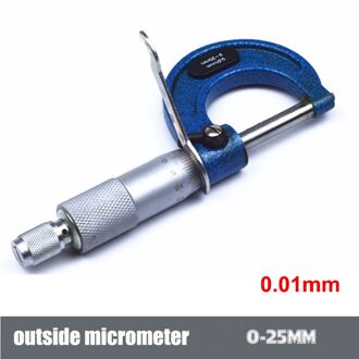 Buiten Spiral Micrometer 0-25Mm/25-50Mm/50-75Mm/75-100Mm/125-150Mm Nauwkeurigheid 0.01Mm Gauge Schuifmaat Meetinstrumenten