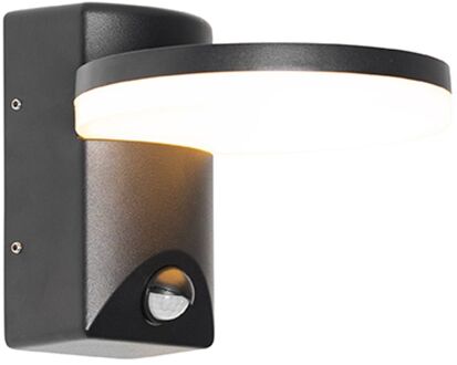 Buiten wandlamp zwart incl. LED IP54 bewegingssensor - Esmee