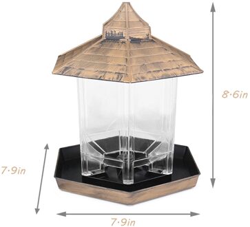 Buiten Wilde Vogel Feeder Met 2 Voeden Poorten Tuin Buis Bird Feeder Opknoping Hummingbird Feeder Кормушка Для Птиц Для Попугаев