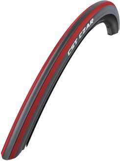 Buitenband Race Czar 700 x 23c (23-622) zwart/rood