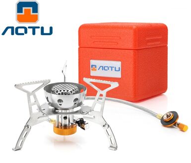 Buitenhaard Split Winddicht wandelen alpine oven met ontsteking camping gasfornuis hoge power legering Vouwen fornuis