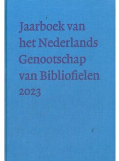 Buitenkant, Uitgeverij De Nederlands Genootschap Van Bibliofielen - Jaarboek Van Het Nederlands Genootschap Van Bibliofielen - Gerda Huisman e.v.a.