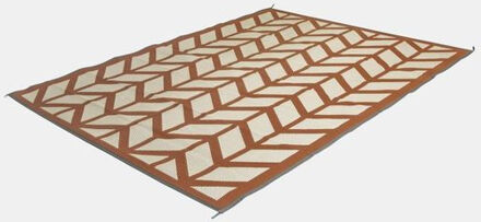 Buitenkleed Chill mat Flaxton 2x1,8 m kleikleurig Bruin