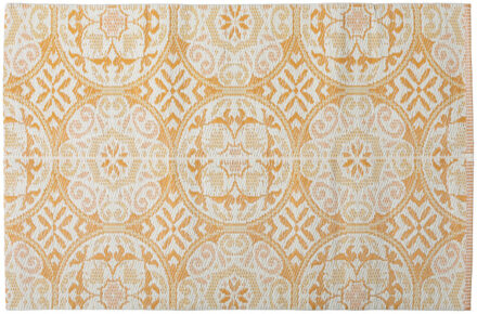 Buitenkleed cirkels - geel/oranje - 200x300 cm
