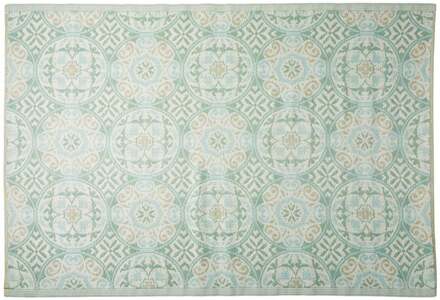 Buitenkleed cirkels - groen - 160x230 cm