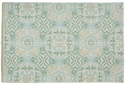 Buitenkleed cirkels - groen - 200x300 cm