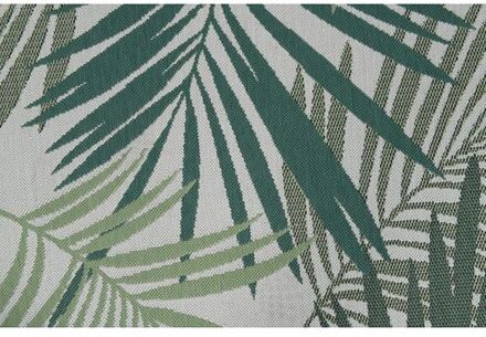 Buitenkleed naturalis palm leaf 120x170 cm Groen